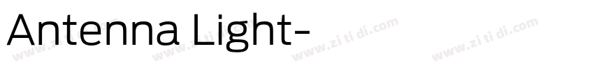 Antenna Light字体转换